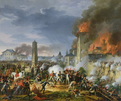 拉蒂斯邦的攻击与拍摄，1809年4月23日，1810年 作者 Charles Thevenin